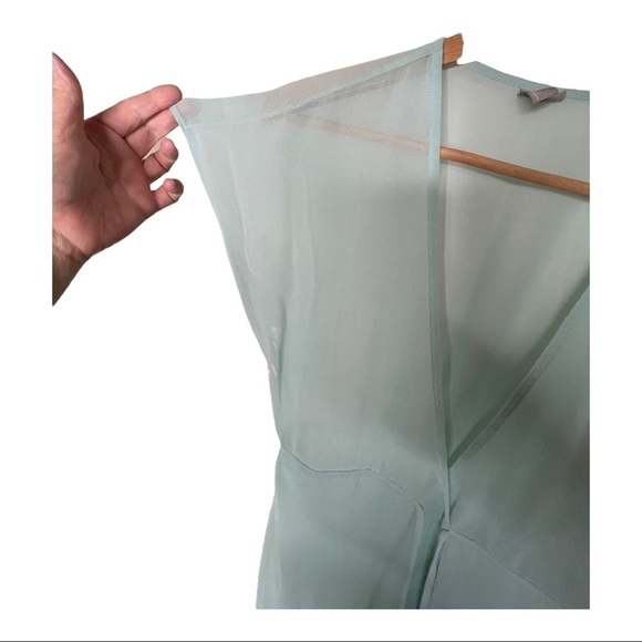 ASOS Wrap Front Chiffon Maxi Beach Kaftan Size 0 - Picture 9 of 12